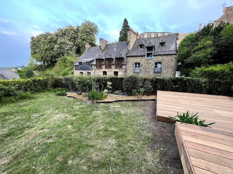 Superbe Appartement Avec Jardin Dinan Centre - Jerzual Exterior foto